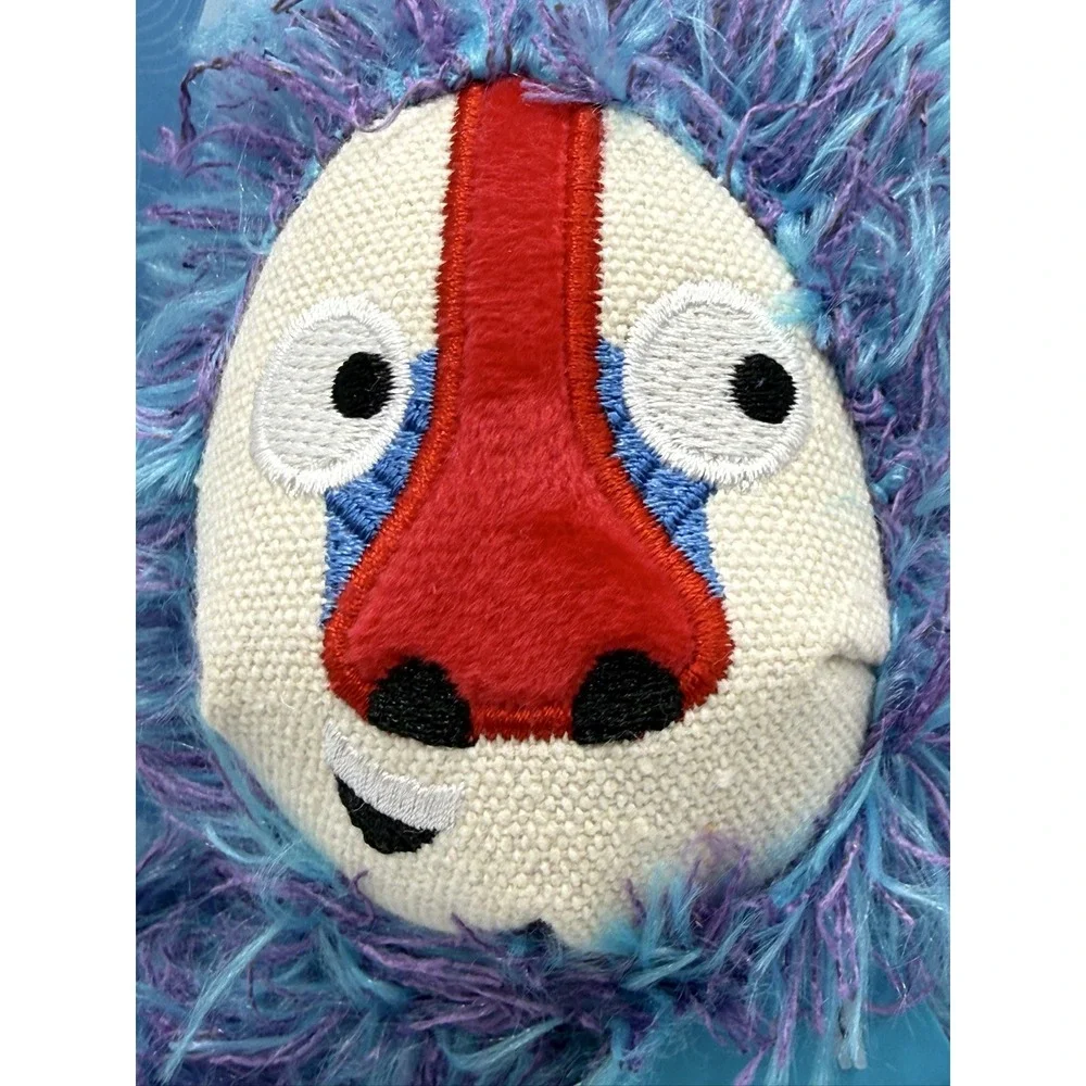 BarkBox Zeke the Cheeky Monkey Dog Toy Squeaky Plush Spiky Ball Whip-n-Flip